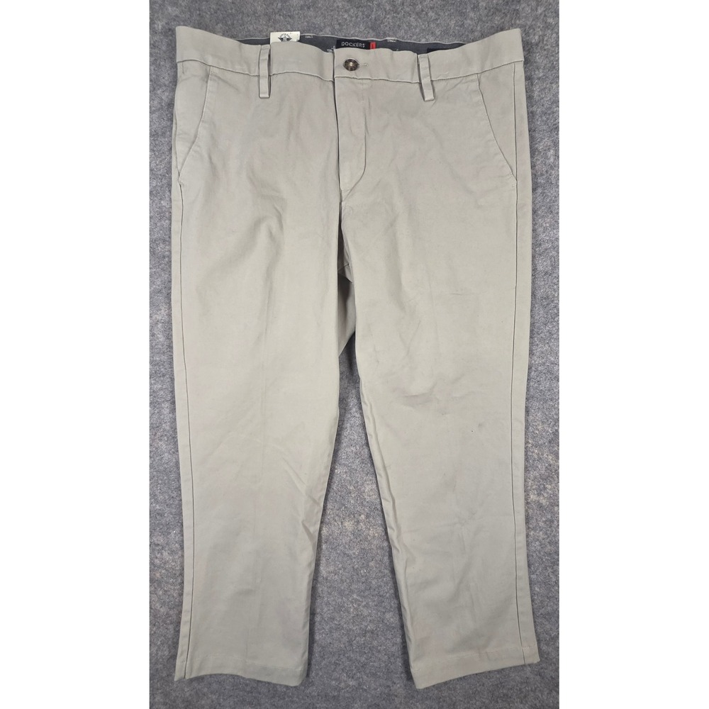 Dockers Workday Khaki Slim Fit Smart 360 Flex Tan Chino Pants 36x29 NWT New